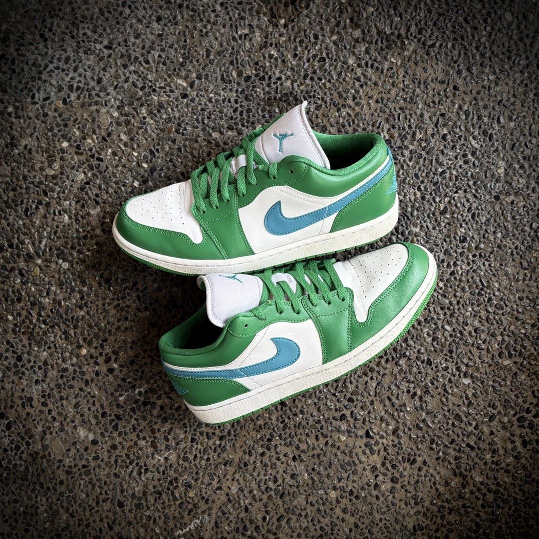 Air Jordan 1 Low Lucky Green (Category: Sneakers) located in Marikina City. Submitted by jcgabito (Listing ID 1470175331, Image 1). Description: Jordan 1 Low ‘Lucky Green’ Price: ₱2,000 Size: 11.5 Women’s / 10 Mens Condition: Used| with OG Box.