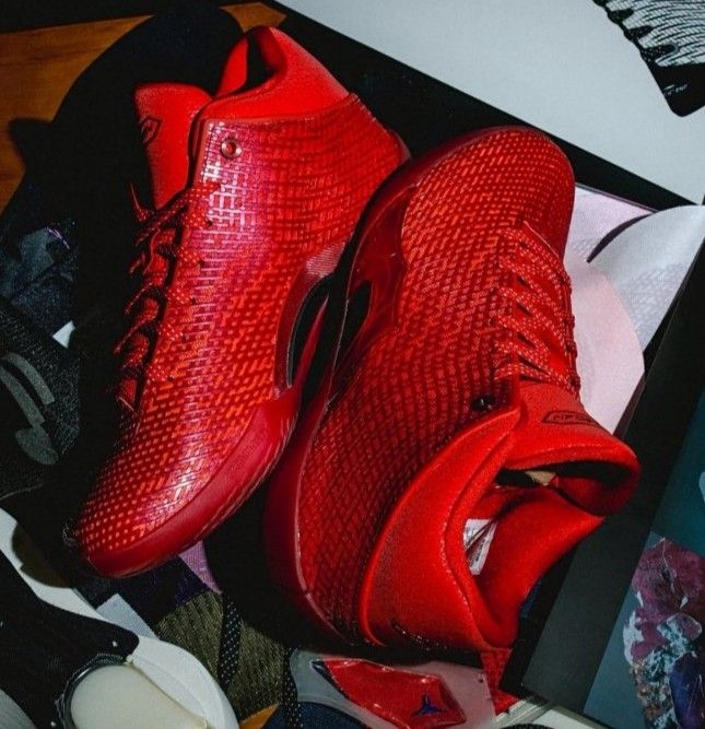 Air Jordan 41 RUBY Basketball Shoes Red (Category: Sneakers) located in Manila. Submitted by oteprichki76623 (Listing ID 1470346020, Image 1). Description: size 8/8.5/9/9.5/10/10.5/11 bnew legit.