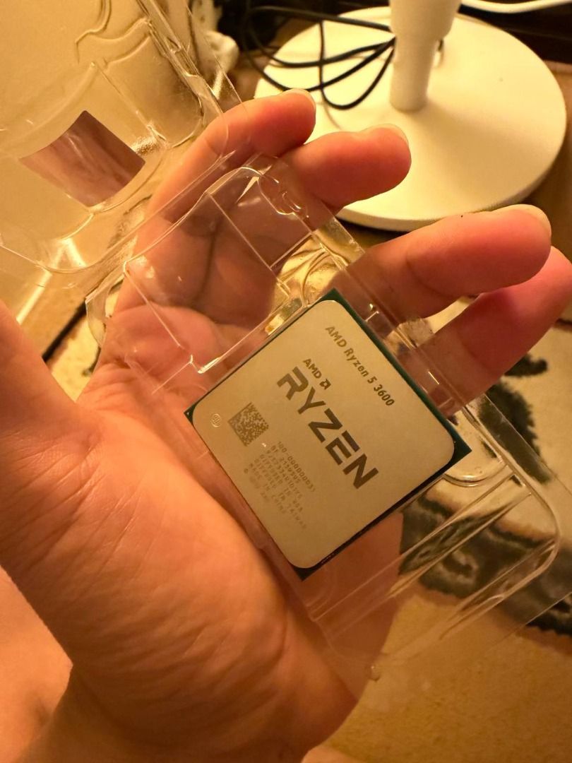 AMD Ryzen 5 3600 Desktop Processor (Category: Desktops) located in Manila. Submitted by twinnoonah (Listing ID 1470263014, Image 3). Description: Condition: Used - Excellent condition, well-maintained, works 100% Description Upgraded my PC setup recently, so I’m letting go of this reliable workhorse. Cleaned, handles daily gaming and productivity without any issues, and was never heavily overclocked. Specs: 6 Cores / 12 Threads, 3.6 GHz Base (4.2