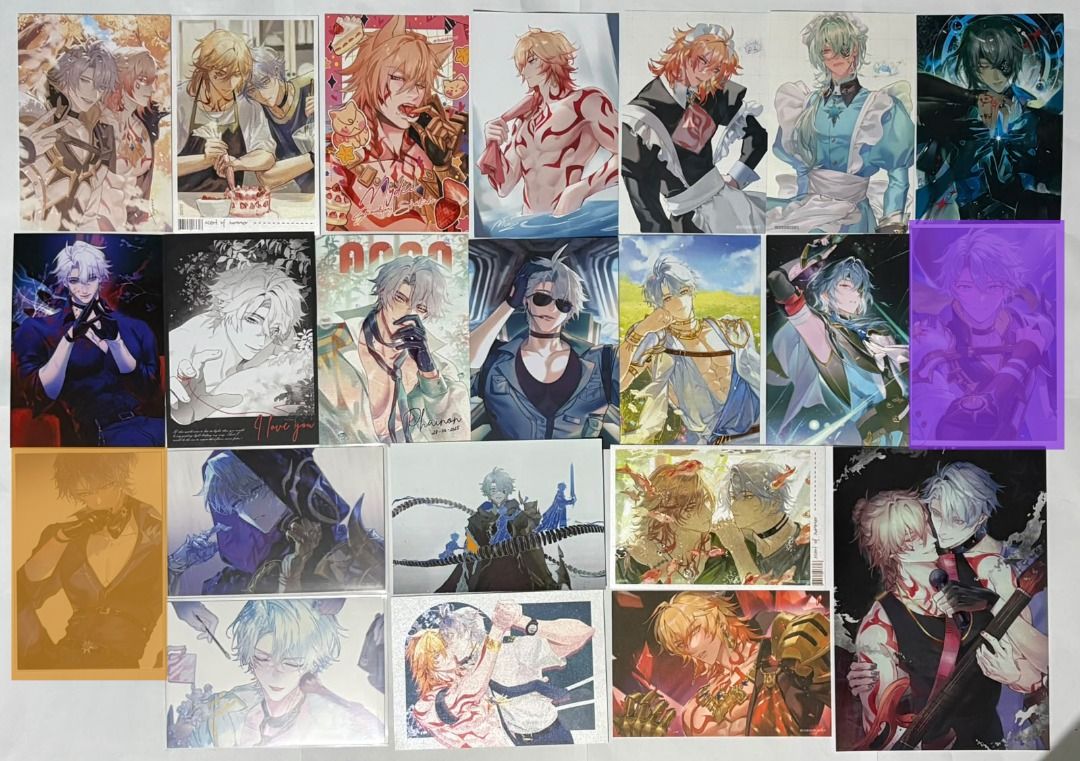 Amphoreus Men FMG Artprints - Phainon Mydei Anaxa - Honkai Star Rail ...