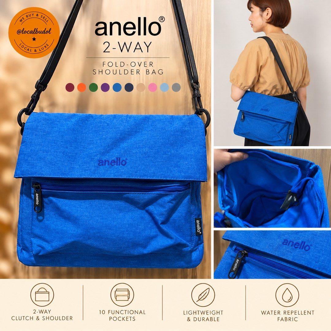 *Anello 2-way Fold-over Shoulder Bag* (Category: Shoulder Bags) located in Mandaluyong City. Submitted by localbudol (Listing ID 1470227235, Image 1). Description: .