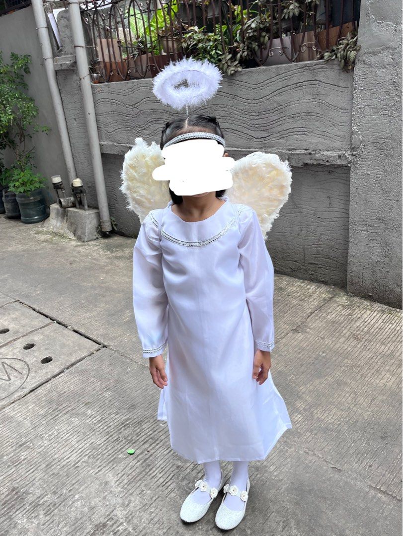 ANGEL COSTUME (Category: Babies & Kids Fashion) located in Manila. Submitted by nicsey (Listing ID 1470284732, Image 1). Description: FOR RENT ONLY 7-8 yrs old 📍South Caloocan.