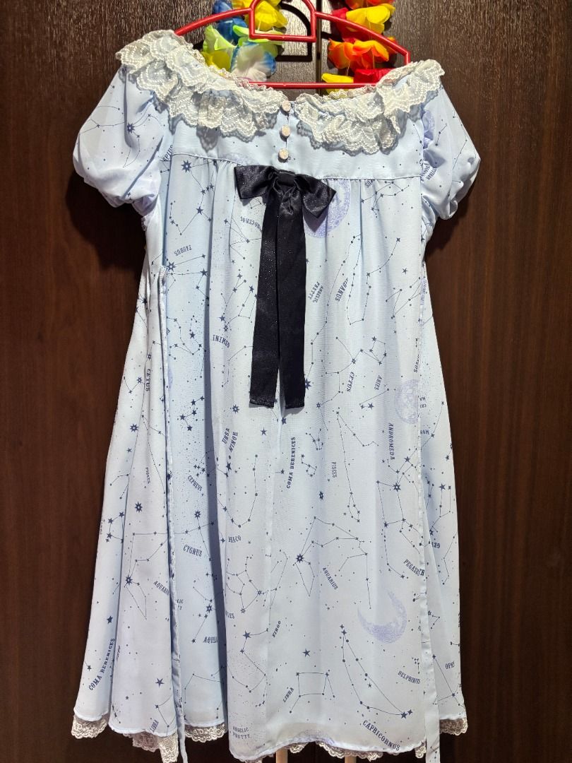 Angelic pretty SET - Cosmic OP blue + Btssb Headdress + Swimmer OTK ...