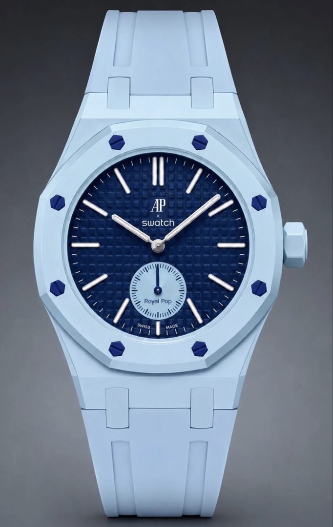 AP x Swatch Royal Pop Watch, Men's Fashion, Watches & Accessories ...
