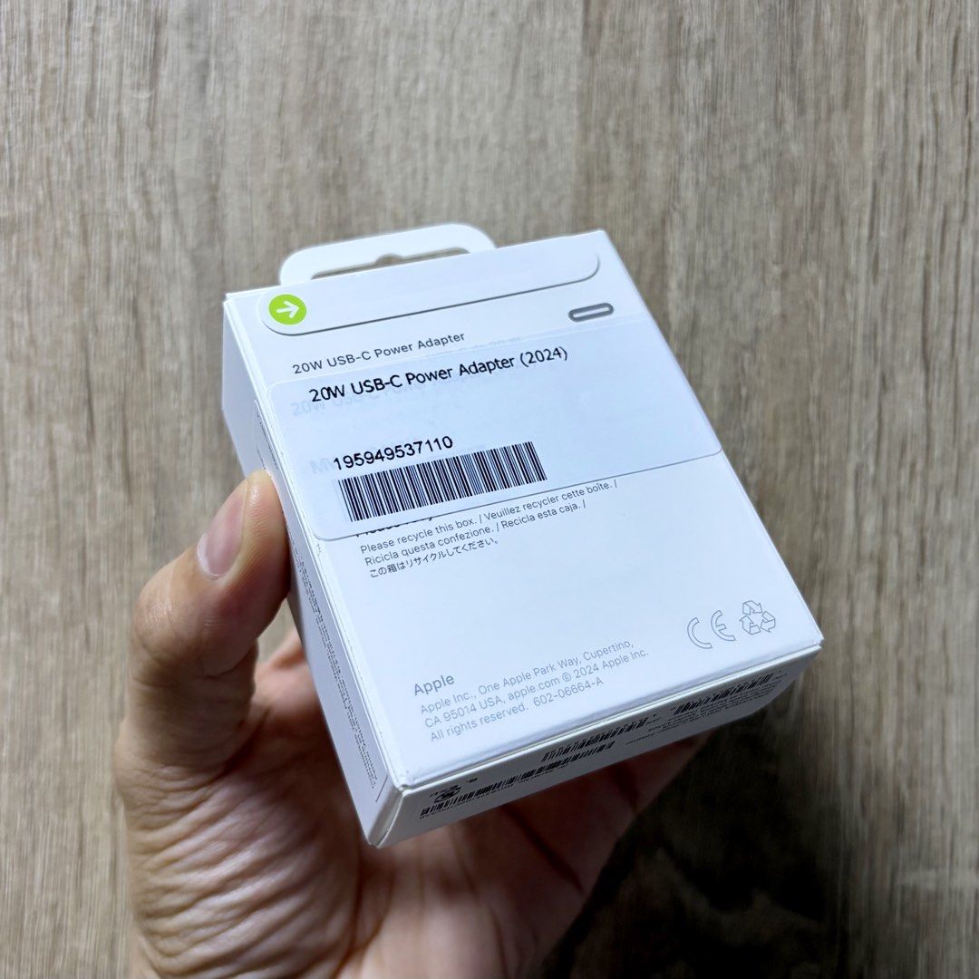 Apple 20W USB-C Power Adapter - ₱1000 (Category: Chargers & Cables) located in Taguig. Submitted by cee.declutters (Listing ID 1470248440, Image 3). Description: Apple 20W USB-C Power Adapter - ₱1000 Brand new, sealed. Fixed (don’t waste time). Pick-up at my location in Alaminos, Pangasinan or shipping anywhere via Lalamove/JNT (SF c/o buyer).