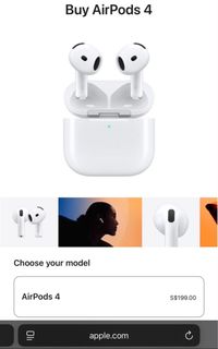 Apple AirPods 5 wireless charging case, Audio, Earphones on Carousell