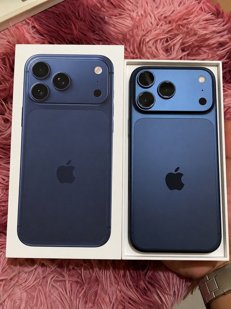Apple iPhone 17 Pro Max Blue (Category: iPhone 17 Series) located in Manila. Submitted by john.stefano (Listing ID 1470341978, Image 1). Description: FOR SALE / SWAP iPhone 17 Pro Max | 256GB 100% Battery Health (21 Cycle Count) Apple Warranty until February 2027 Local Variant / NTC Approved🇵🇭 No history of repair / All orig parts Openline / No sim restriction LBC po sa malayo, (Video Call first) Meet up places📍 Metro Manila Cavite / Laguna Bu