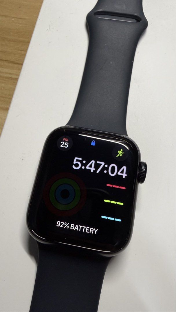 Apple Watch SE (2nd Gen) (Category: Wearables & Smart Watches) located in Marikina City. Submitted by gcab0423 (Listing ID 1470272739, Image 2). Description: Apple Watch SE (2nd Gen) 40mm 83% Battery Health With one scratch (2nd photo) Complete charger and box RFS: switched to garmin Meet-up: Marikina, robinsons metro east (depends on schedule), shipping (c/o buyer) MOP: Bank Transfer, GCash.