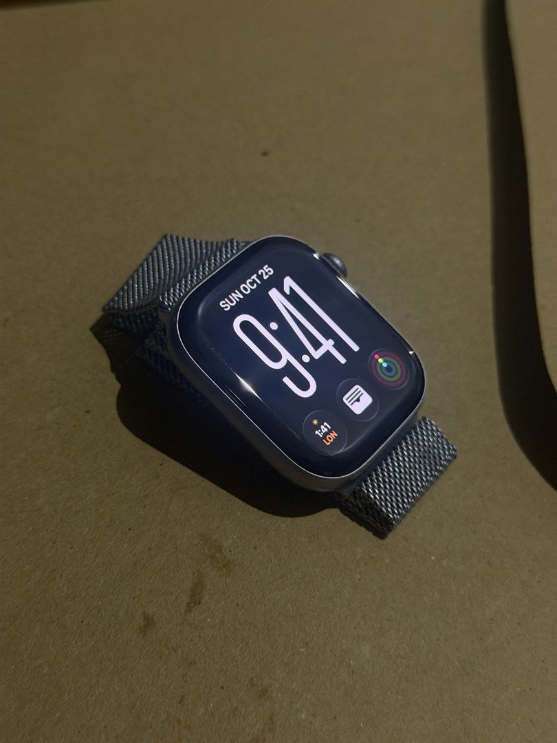 Apple Watch Series 11 (Category: Wearables & Smart Watches) located in Manila. Submitted by calvincurates (Listing ID 1470291035, Image 2). Description: - Model: Apple Watch Series 11 46mm Space Gray - Condition: Excellent, well-maintained - Complete inclusions - Battery Health: 100% maximum capacity - Meetup Location: Market! Market!, BGC, Taguig City - ₱18,000 (still negotiable).