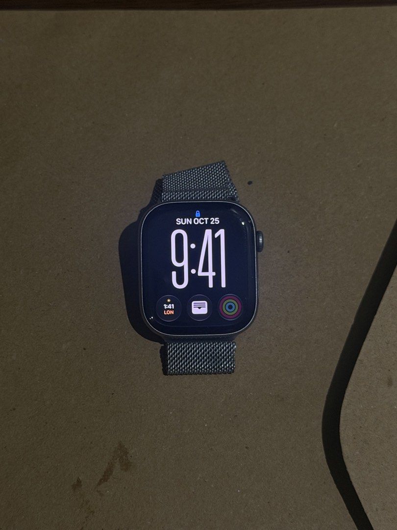 Apple Watch Series 11 (Category: Wearables & Smart Watches) located in Manila. Submitted by calvincurates (Listing ID 1470291035, Image 1). Description: - Model: Apple Watch Series 11 46mm Space Gray - Condition: Excellent, well-maintained - Complete inclusions - Battery Health: 100% maximum capacity - Meetup Location: Market! Market!, BGC, Taguig City - ₱18,000 (still negotiable).