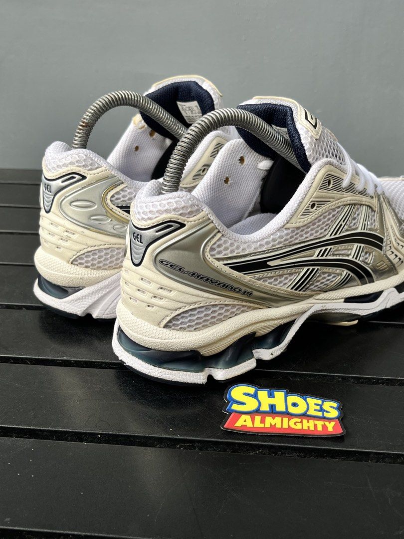 Asics Gel-Kayano 14 White (Category: Sneakers) located in Manila. Submitted by greyhoundzzz666 (Listing ID 1470319828, Image 3). Description: SIZE 7 MENS | 8 WOMENS AVAILABLE USED IN EXCELLENT CONDITION LEGIT X ORIGINAL PAIR ONLY | NO BOX MAKATI LOCATION CAN DO SHIPPING NATIONWIDE DM TO PURCHASE 📩.