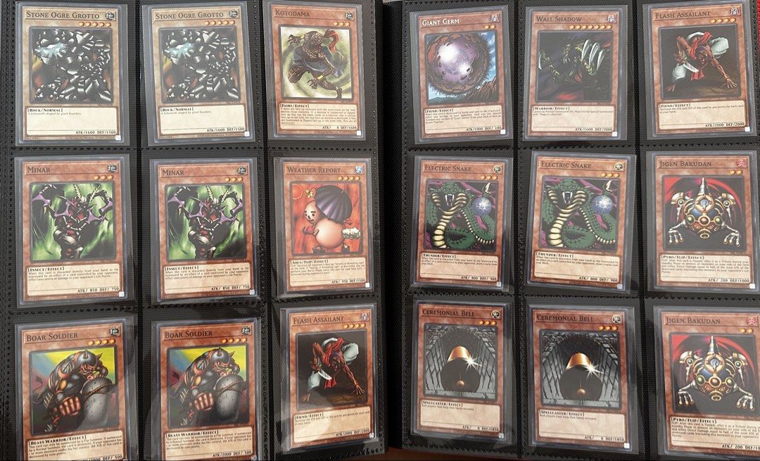 Assorted characters (Category: Raw Singles) located in Bulacan. Submitted by lesgoohtcg (Listing ID 1470168641, Image 3). Description: Assorted Common and Nostalgia Yugioh Cards: * Curse of Fiend * Commencement Dance * Light and Darkness Ritual * Zombie World * Malevolent Nuzzler * Hamburger Recipe * Magic Planter * Magical Labyrinth * Mystic Plasma Zone * Rush Recklessly * Molten Destruction * Chain Energy * Chorus of Sanctuary * Sorcerer of the