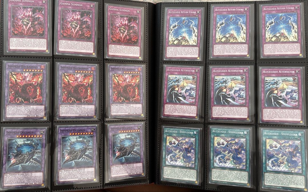 Assorted characters (Category: Raw Singles) located in Bulacan. Submitted by lesgoohtcg (Listing ID 1470170665, Image 3). Description: Assorted Common and Nostalgia Yugioh Cards: * Gamma Summon * Blitzclique Return Stroke * Invoked Baybarron * Blitzclique Alternator * Invoked Oceanus * Blitzclique - Steppleader * The Phantom Knights of Umbrage Veil * S-Force World Sorting * The Phantom Knights’ Rank-Up-Magic Raid Force * S-Force Origin * The Phan