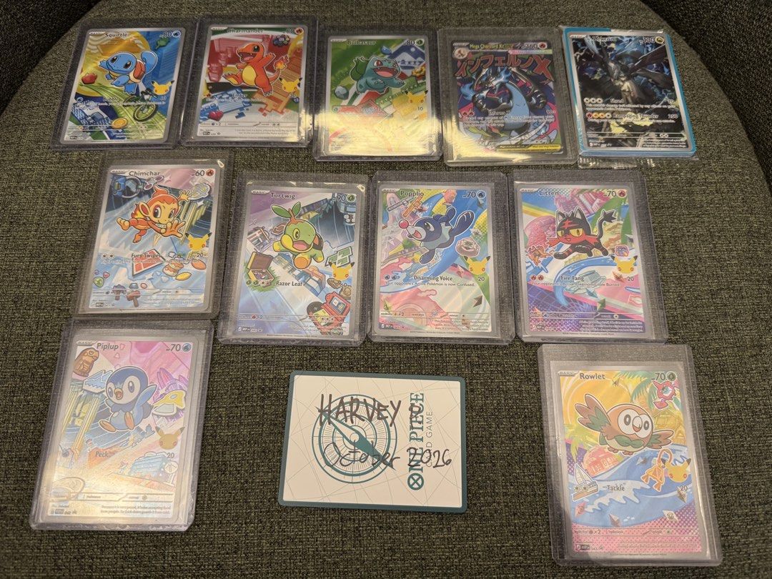 Assorted characters (Category: Raw Singles) located in Malvar. Submitted by h8thrift (Listing ID 1470219677, Image 1). Description: First Partner Series 1 Set + Charizard MAR + N’Zekrom Promo All NM or better Sold as lot.