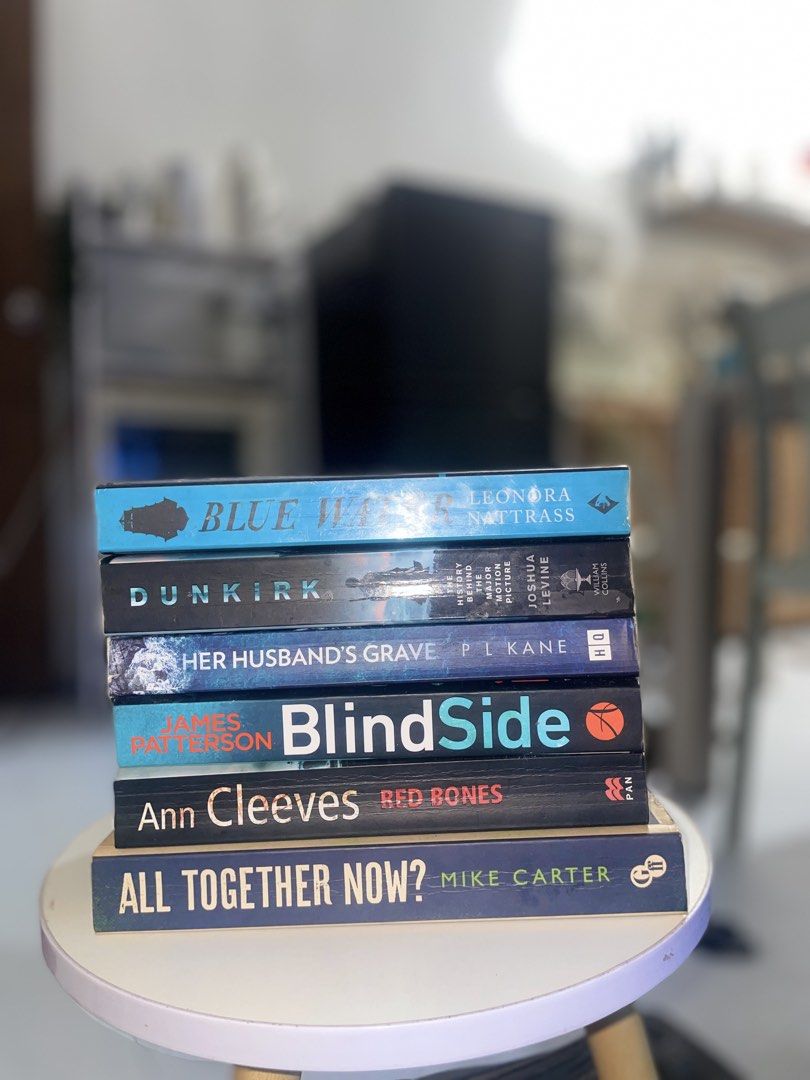 Assorted Fiction and Non-Fiction Paperback Books Bundle (Category: Storybooks) located in Manila. Submitted by lunaaa008 (Listing ID 1470274340, Image 1). Description: Preloved Thriller / Historical Fiction Books 📚 💵 Price: ₱50 each 🤝 Promo: Negotiable if you take all 6 books! 📖 Condition: Preloved (PM for exact condition and issues) 📍 Location / Delivery: QC Titles included: • Blue Water – Leonora Nattrass • Dunkirk – Joshua Levine • Her Hu