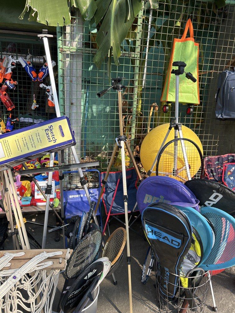Assorted Nerf Blasters and Kids Toys (Category: Action & Battle Toys) located in Manila. Submitted by starbalesukandjapansurplus (Listing ID 1470347786, Image 3). Description: Available dito sa Shop - Massive toy bundle perfect for kids' action and imaginative play - Includes multiple Nerf blasters (hanging on wire mesh) - Assorted colourful plastic toys like trucks and steering wheels - Includes baby play items - Sold as a complete set / bundle 