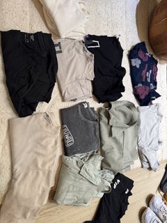 Men's Assorted Clothes (Muji, Uniqlo, Mahagrid, Mark Gonzales, What it ...
