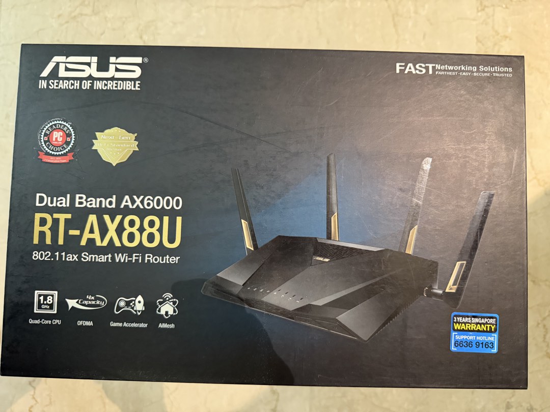 Asus RT-AX88U, Computers & Tech, Parts & Accessories, Networking on ...