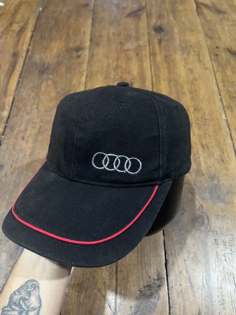 Audi Logo Cap (Category: Caps & Hats) located in Baguio. Submitted by fishy___fish (Listing ID 1470281995, Image 2). Description: Audi Logo Cap Strap adjuster Slightly faded.