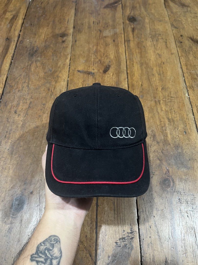 Audi Logo Cap (Category: Caps & Hats) located in Baguio. Submitted by fishy___fish (Listing ID 1470281995, Image 1). Description: Audi Logo Cap Strap adjuster Slightly faded.
