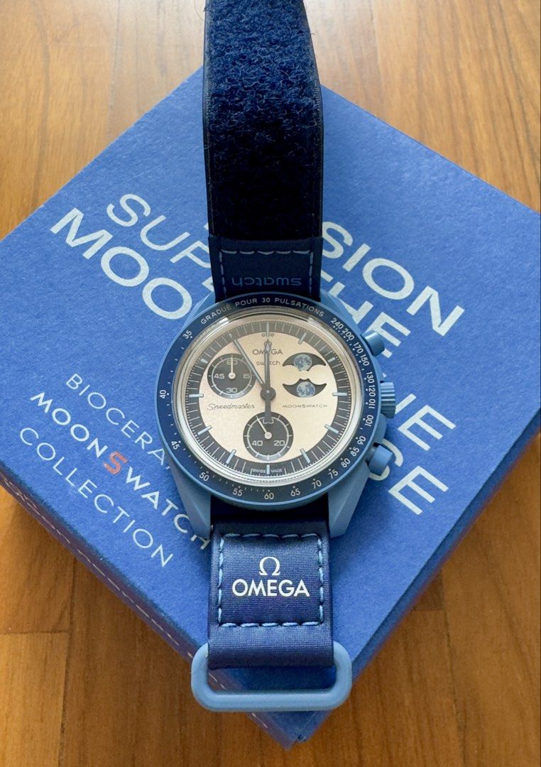 Oswatch Omega Aug-24 OMEGA x Swatch Bioceramic MoonSwatch Mission to the Super Blue ...