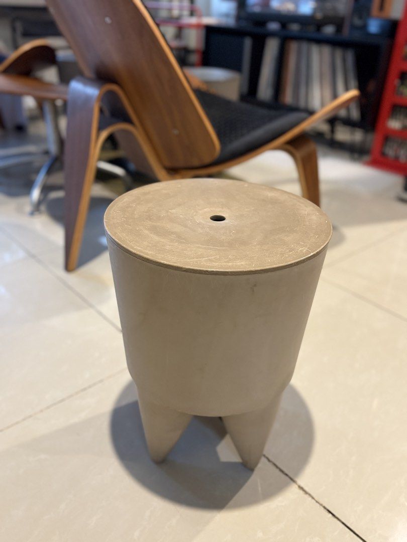 Authentic 1990s Philippe Starck “Bubu 1er” Stool / Side Table designed for XO Design. (Category: Chairs) located in Quezon City. Submitted by se2ndlookph (Listing ID 1470191893, Image 3). Description: Authentic 1990s Philippe Starck “Bubu 1er” Stool / Side Table designed for XO Design. A sleek, postmodern classic featuring a removable lid that uncovers a spacious internal storage compartment. * Condition: Good vintage condition. Please note there