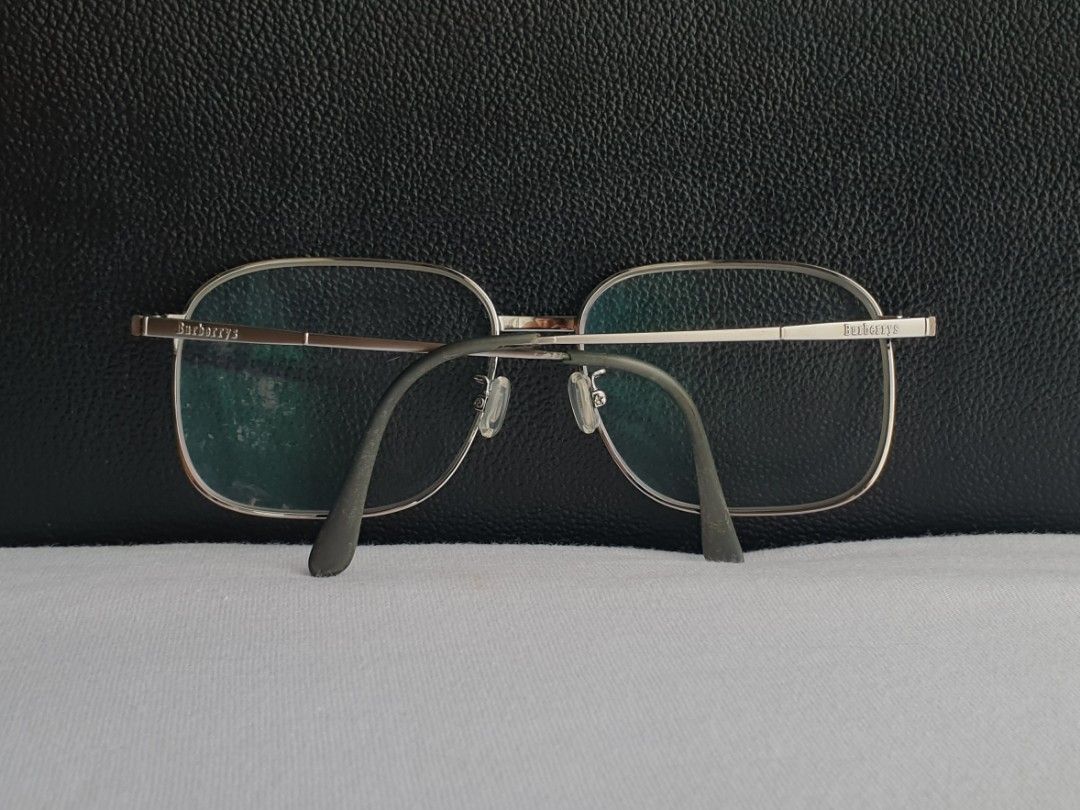 Authentic Burberry Eyeglass Frame (Category: Sunglasses & Eyewear) located in Quezon City. Submitted by WasalakTwo (Listing ID 1470234266, Image 2). Description: Bought in Japan Durable and high quality Goodcondition Still presentable Minimal signs of usage Lens are graded, but replaceable Open for delivery nationwide Front Width 14.2cm Front Height 4.9cm.