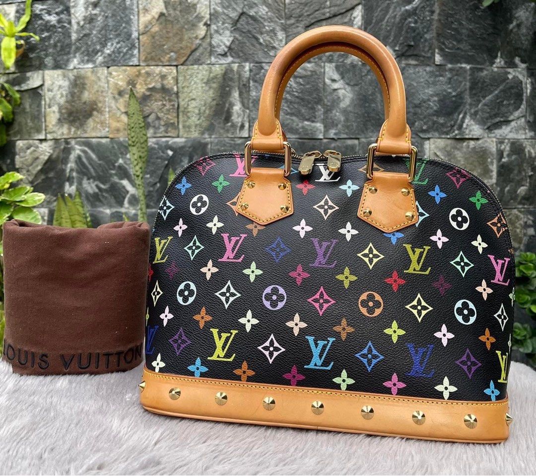 Authentic Louis Vuitton (Category: Luxury Bags & Wallets) located in Manila. Submitted by chloe_luxuries (Listing ID 1470174817, Image 1). Description: Guaranteed Original Louis Vuitton Alma multicolor black Still in very good condition Comes with dustbag Pm for those interested .