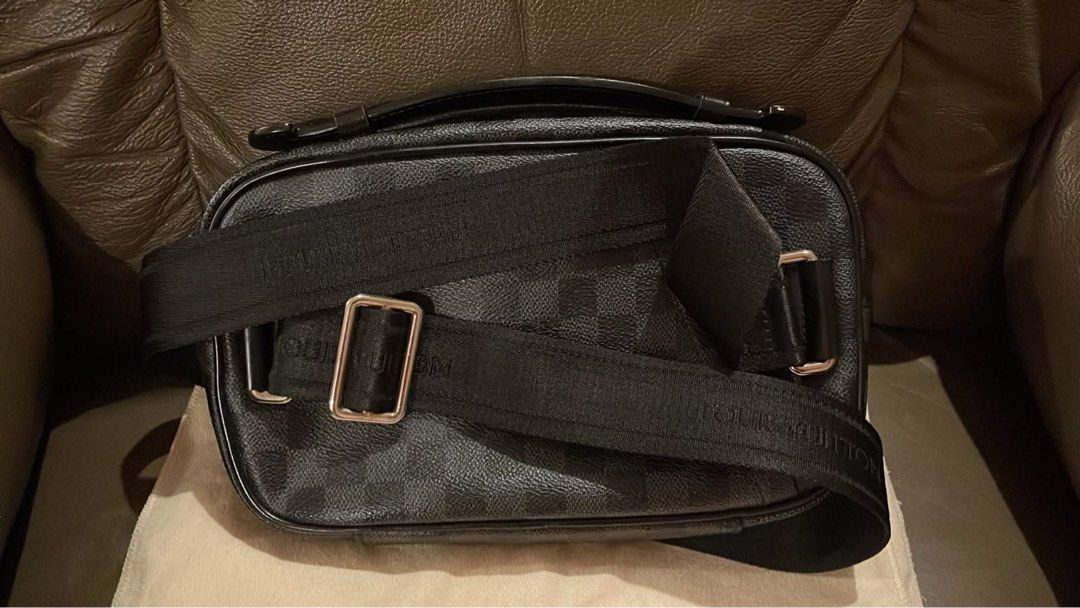 Authentic Louis Vuitton Ambler Bum Bag (Category: Luxury Bags & Wallets) located in Quezon City. Submitted by ThriftCentralShop (Listing ID 1470296990, Image 2). Description: ✅DISCLAIMER: Thrift Central Shop is not affiliated or associated with any of the brands featured. All copyrights reserved to the brand owners. 🔵 With dust bag. ***All Rights Reserved To Brand Owners. Manage your expectation please. Kinldy click the make an offer button once