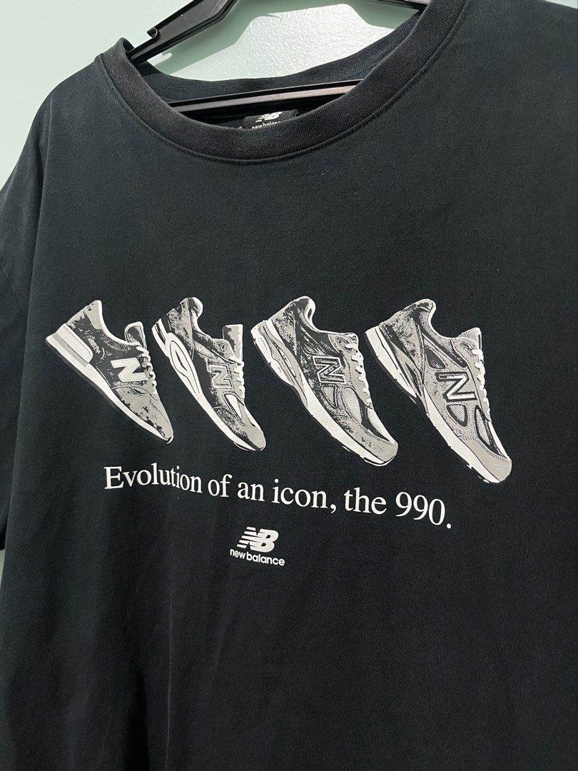 Authentic New Balance (Category: Tshirts & Polo Shirts ) located in Lucena. Submitted by needfundsforojt (Listing ID 1470289130, Image 2). Description: (Personal Preloved) New Balance Ess.90s “Evolution of an Icon, the 990” T-Shirt - 100% cotton - 27length , 22width - color rate: 9.5/10 NO COD! PAYMENT FIRST 😊 MOP: Gcash/Landbank/Gotyme Bank.