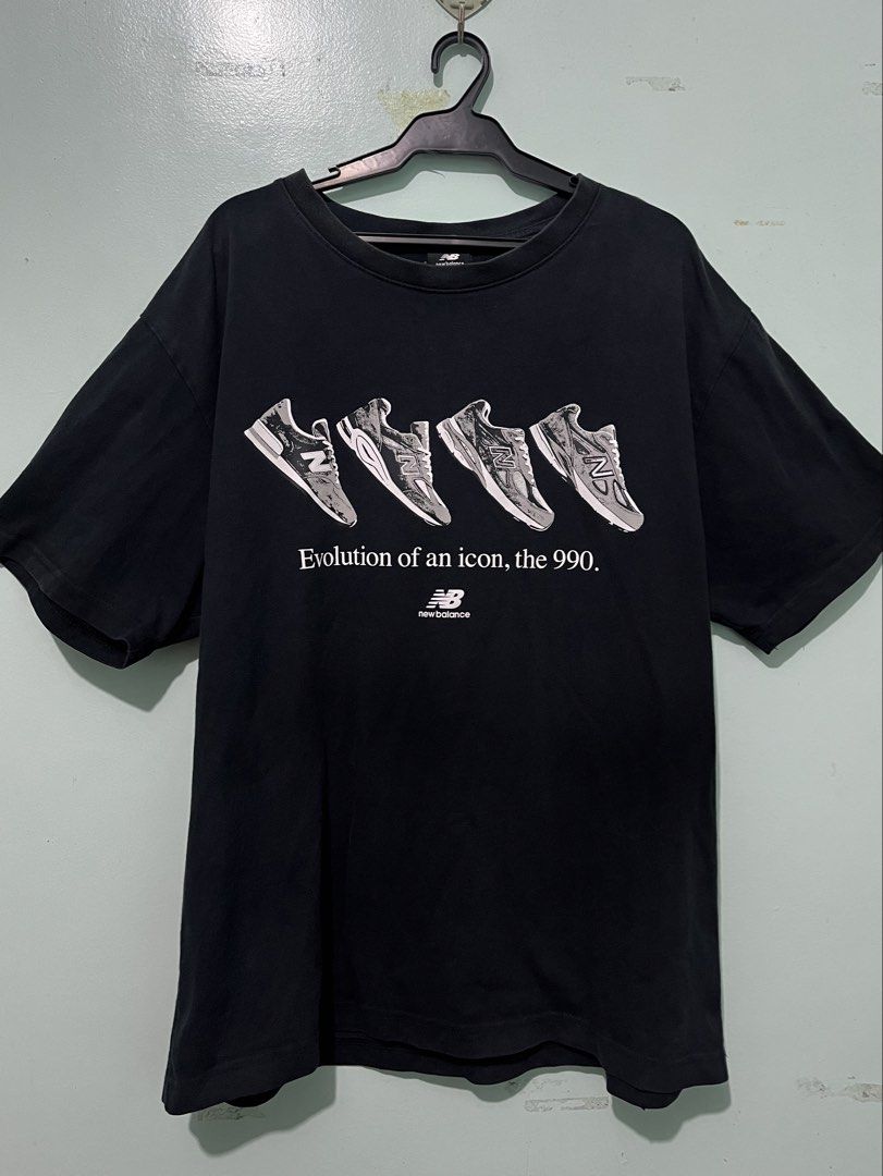 Authentic New Balance (Category: Tshirts & Polo Shirts ) located in Lucena. Submitted by needfundsforojt (Listing ID 1470289130, Image 1). Description: (Personal Preloved) New Balance Ess.90s “Evolution of an Icon, the 990” T-Shirt - 100% cotton - 27length , 22width - color rate: 9.5/10 NO COD! PAYMENT FIRST 😊 MOP: Gcash/Landbank/Gotyme Bank.