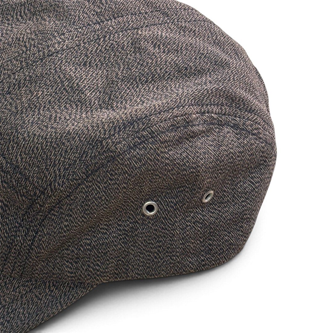 Authentic Supreme Box Logo 5-Panel Cap (Tweed Brown) (Category: Caps & Hats) located in Kidapawan. Submitted by reborngarments_2k25 (Listing ID 1470219537, Image 2). Description: Excellent Condition No Issue Color Rate:9.3/10 Faded tags but authentic 💯.