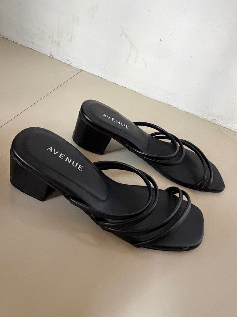 Avenue Black Strappy Block Heels Size 36 (Category: Heels) located in General Trias. Submitted by r_bimil (Listing ID 1470147764, Image 3). Description: Avenue Black Strappy Block Heels Size 36 for sale!.