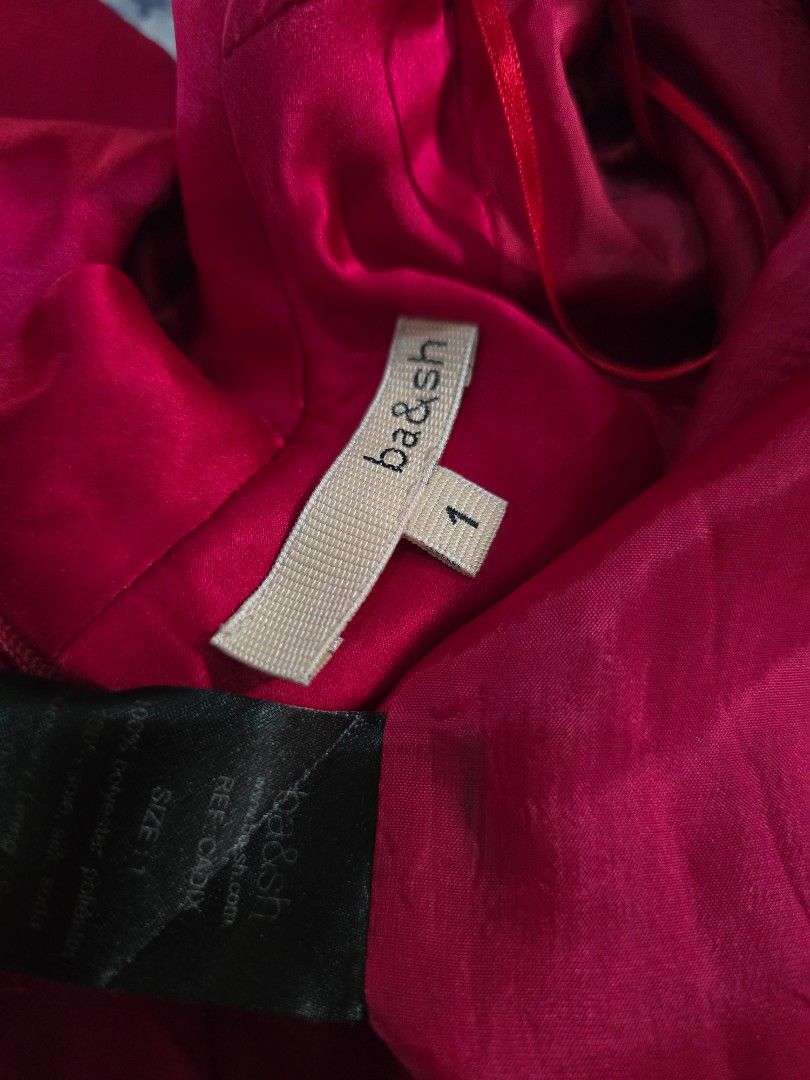 Ba & sh paris red blazer (Category: Coats, Jackets and Outerwear) located in Batangas. Submitted by thevanitychamber (Listing ID 1470262562, Image 2). Description: .
