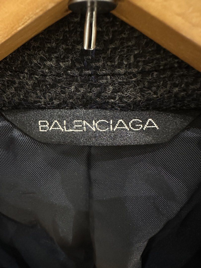BALENCIAGA Wool Coat / Suit (Category: Coats, Jackets and Outerwear) located in Baliuag. Submitted by thrift.king.ph (Listing ID 1470229274, Image 3). Description: Balenciaga Wool Coat / Suit Excellent condition Width: 20 Length: 29.5 (M) up to Large long Sleeve length: 23 Shoulder: 19.