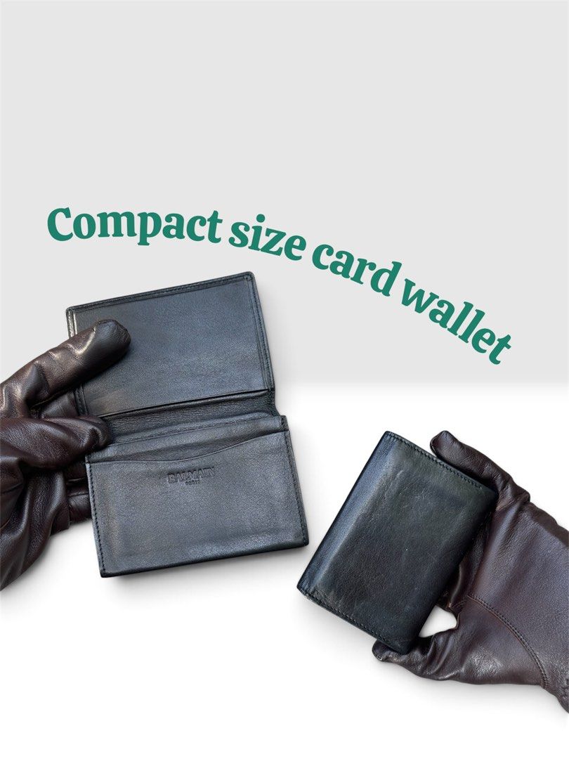 BALMAIN Genuine Leather Card Wallet. (Category: Wallets & Card Holders) located in Cagayan de Oro. Submitted by kjcartier26 (Listing ID 1470297089, Image 2). Description: Authentic, Flawless, Compact size. - In good condition. - Real cowhide leather. - Free shipping nationwide. .