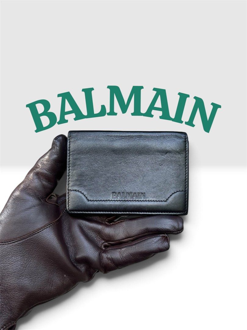 BALMAIN Genuine Leather Card Wallet. (Category: Wallets & Card Holders) located in Cagayan de Oro. Submitted by kjcartier26 (Listing ID 1470297089, Image 1). Description: Authentic, Flawless, Compact size. - In good condition. - Real cowhide leather. - Free shipping nationwide. .