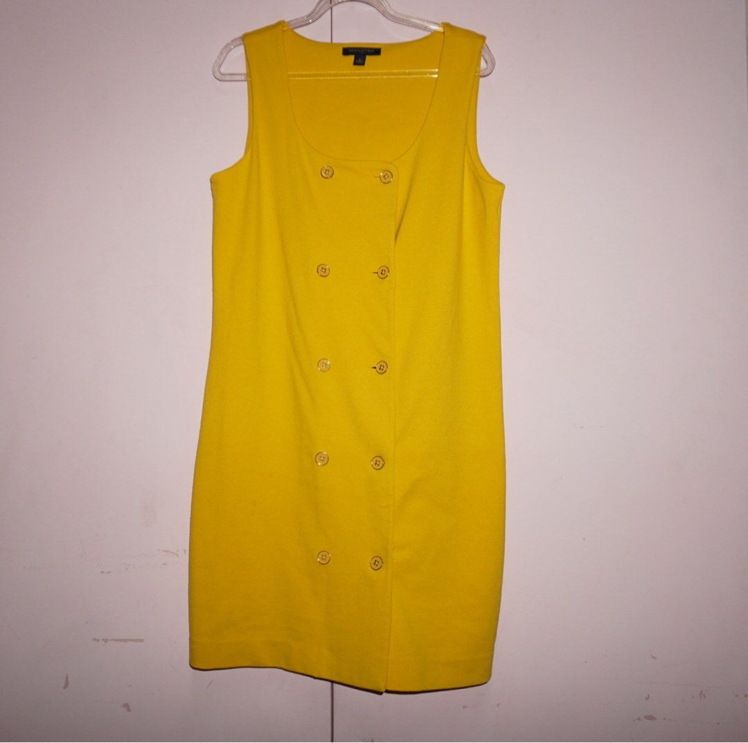 Banana Republic Yellow Buttoned Dress (Category: Dresses) located in Manila. Submitted by hazzfashionmusthaves (Listing ID 1470287931, Image 1). Description: .