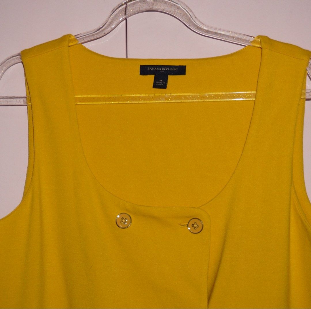 Banana Republic Yellow Buttoned Dress (Category: Dresses) located in Manila. Submitted by hazzfashionmusthaves (Listing ID 1470287931, Image 3). Description: .
