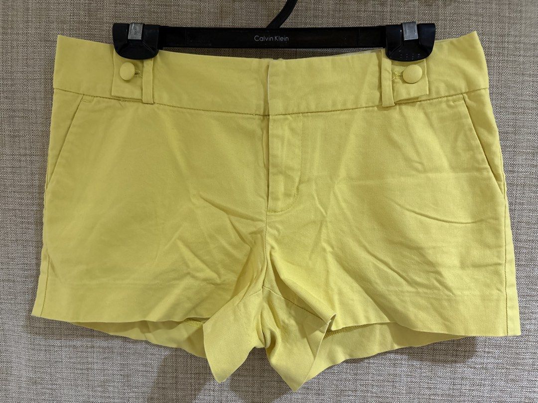 Banana Republic Yellow Shorts (Category: Shorts) located in Muntinlupa City. Submitted by jane226ph (Listing ID 1470302400, Image 1). Description: Original Banana Republic Size Medium to Large Sold as is.