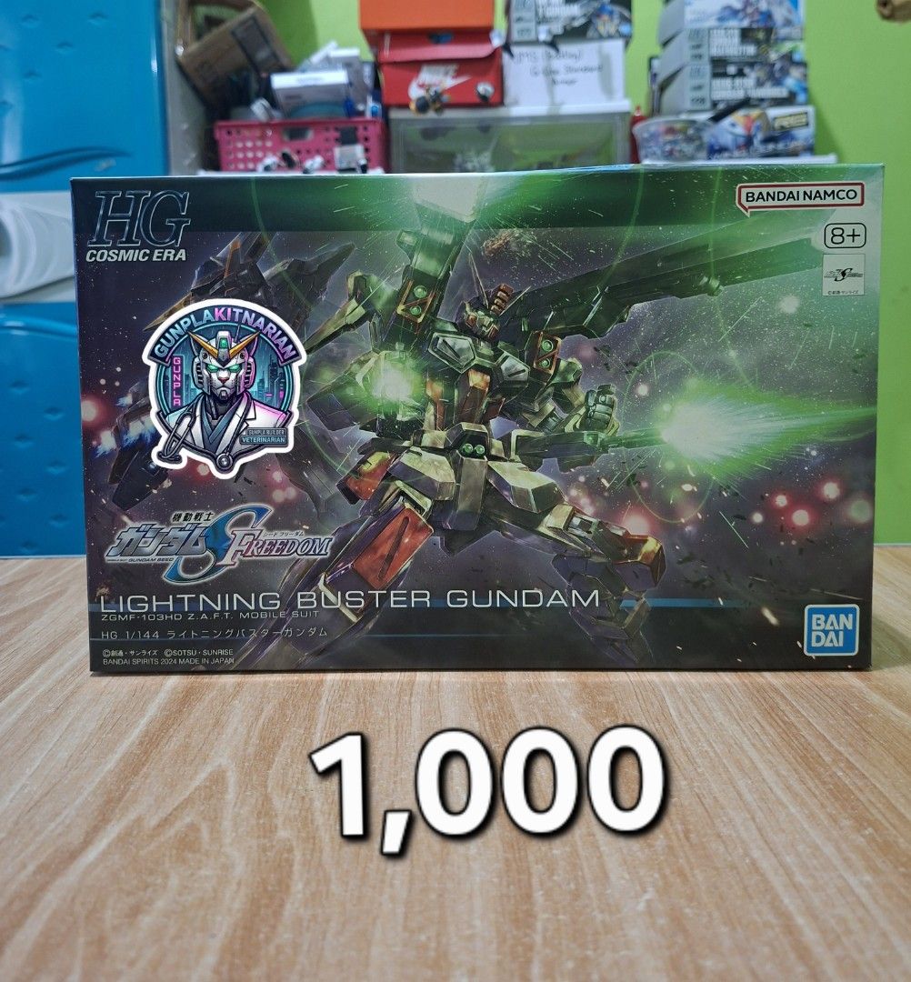 Bandai HG Lightning Buster (Category: Gundam & Model Kits) located in Santa Ignacia. Submitted by gunplakitnarian (Listing ID 1470259430, Image 1). Description: If Tarlac Area po kayo pwedeng: Pick up: Malacampa, Camiling Tarlac Or Meet up: SM tarlac (+100), Sta. Ignacia public market (+30), Camiling Centro (+50). If outside Tarlac: Can ship Nationwide Via J&T (shipping fee will be shouldered by buyer) No COD po. Mode of payment: Gcash/ Gotyme/ B