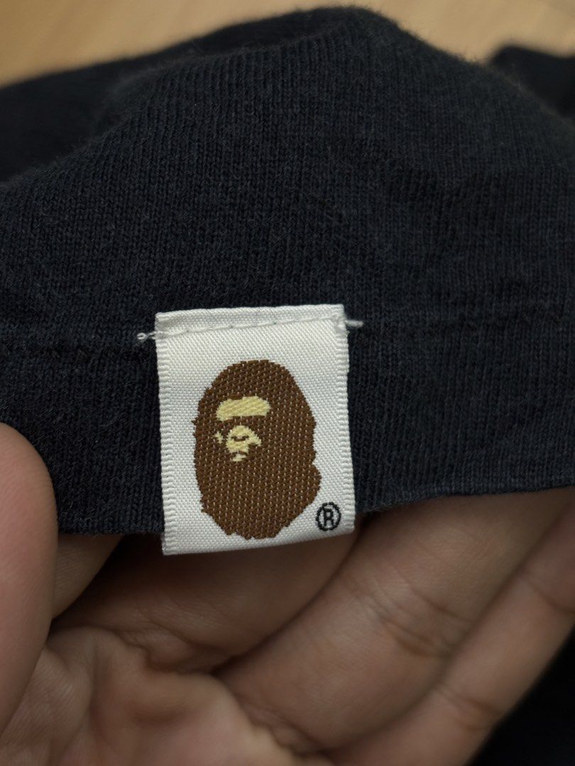 Bape (Category: Tshirts & Polo Shirts ) located in Zamboanga. Submitted by thriftitup0430 (Listing ID 1470257113, Image 3). Description: Bape No dimes XL on tag XL frame 9/10 CR.