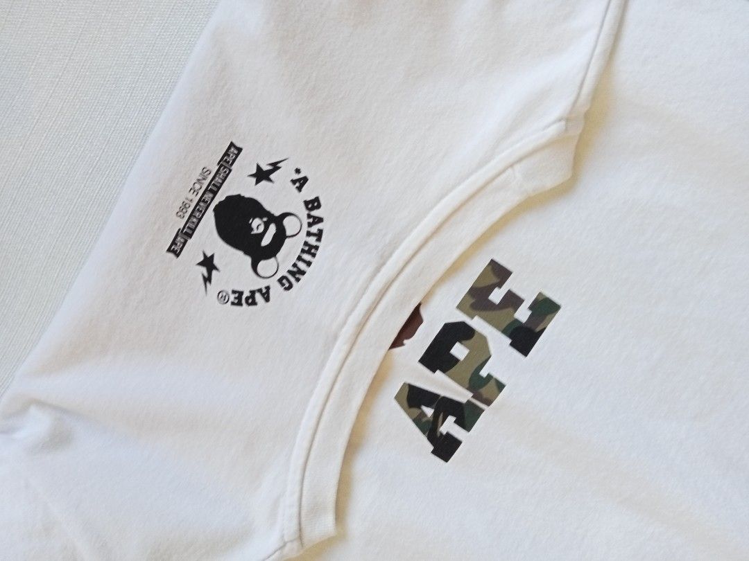 BAPE bearbrick collage tee for her (Category: Shirts) located in Bagabag. Submitted by thrift_stories96 (Listing ID 1470251854, Image 3). Description: BAPE bearbrick collage tee for her Small on tag fits medium Length - 25.5 Width - 18 Condition - excellent No flaw.