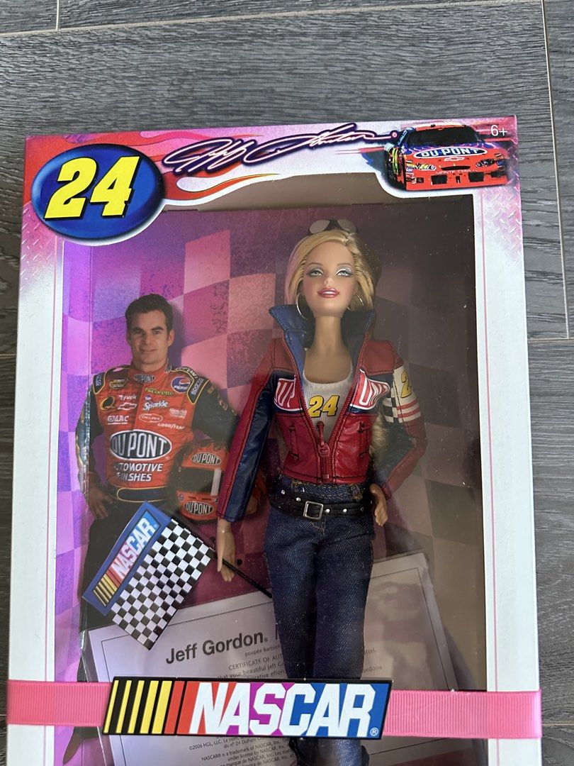 Barbie Nascar (Category: Kids Toys) located in Manila. Submitted by risabelle (Listing ID 1470342874, Image 2). Description: ETA Feb 2027.