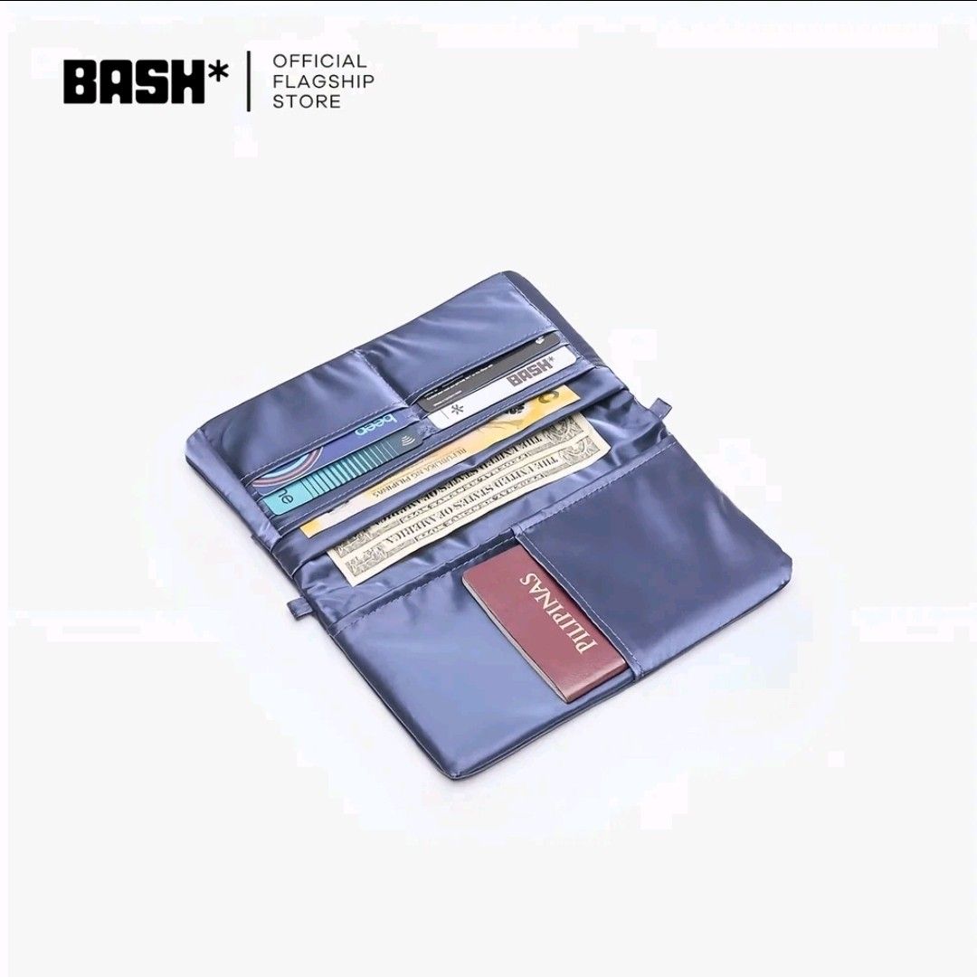 Bash Alps Cache Wallet Mist (Category: Wallets & Card holders) located in Pasig City. Submitted by samjavxx (Listing ID 1470304211, Image 3). Description: Brand new, SRP P695 RFS: extra 1 piece Buyer to shoulder delivery via grab/lalamove. Pick up point Ortigas Pasig - Brand: Bash Alps Cache Wallet - Color: Mist - Condition: Brand new, never opened, sealed in original frosted plastic zip pouch with retail sticker - Inclusions: Free adjustable sli