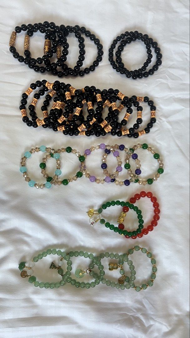 Bead bracelets, jade, davao (Category: Bracelets) located in Baguio. Submitted by grrrrwmm__2day (Listing ID 1470263393, Image 2). Description: From Davao Stretchable Only 2 jade left.