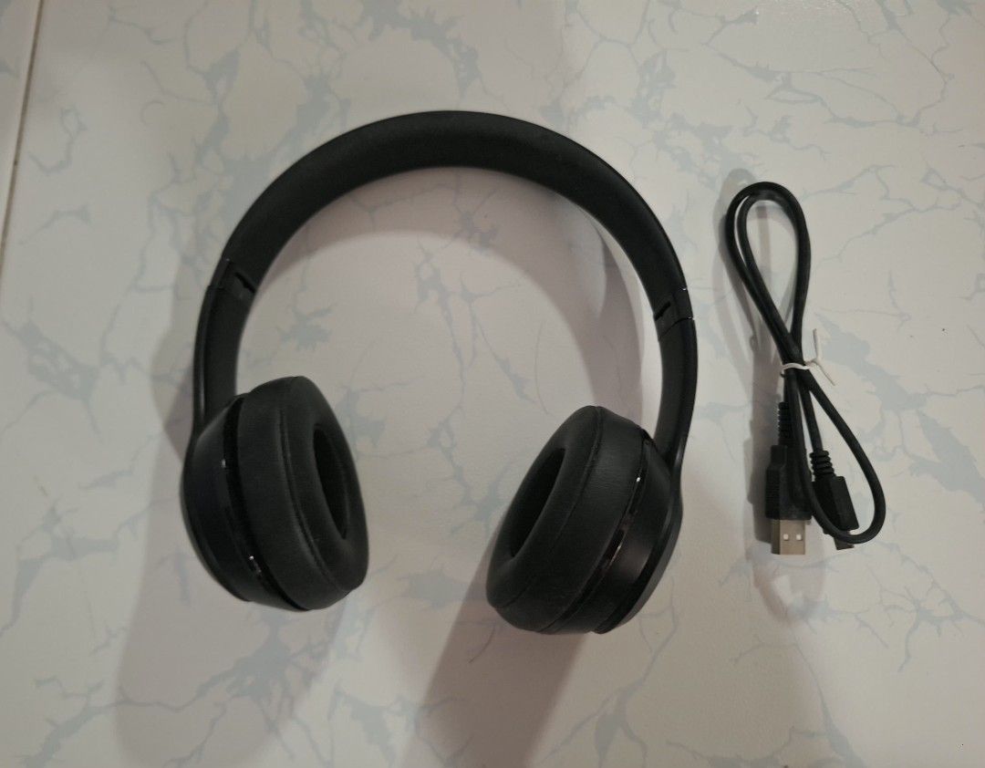 Beats Solo3 Wireless On-Ear Headphones Black with Cable, Audio ...