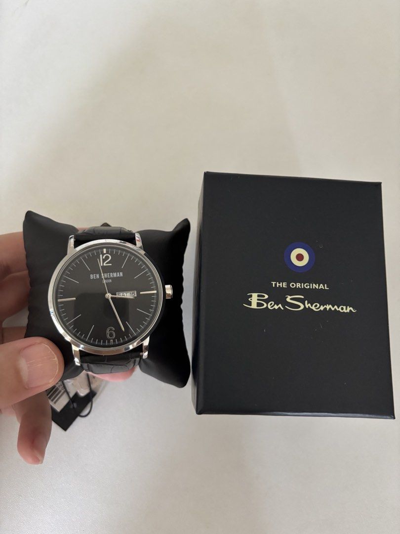 Ben Sherman London watch (Category: Luxury Watches) located in Pasig City. Submitted by siral (Listing ID 1470245648, Image 2). Description: Brand new watch SRP 4,5k Black leather strap .