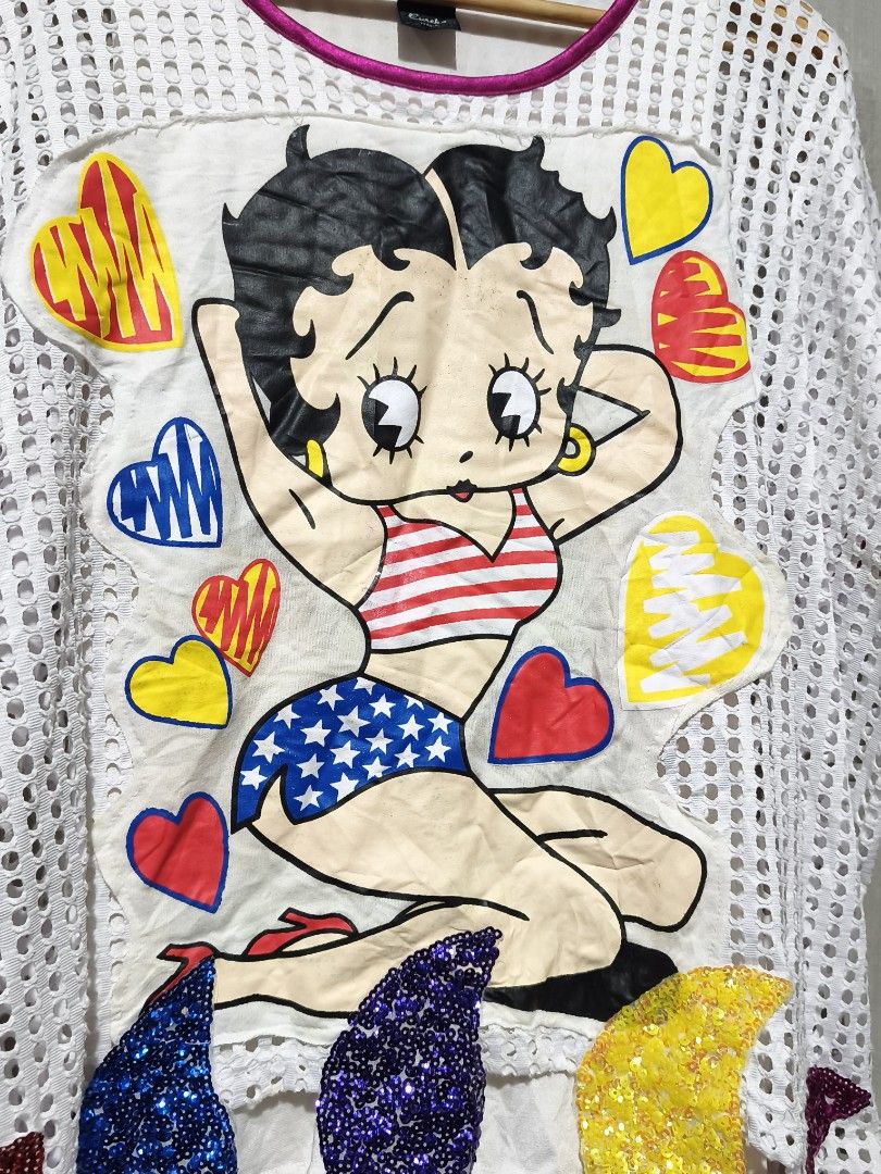 BETTY BOOP BY EUREKA ITALIA (Category: Others Tops) located in Pandi. Submitted by rhaine.2zz (Listing ID 1470306992, Image 2). Description: BETTY BOOP BY EUREKA ITALIA EXCELLENT CONDITION NO ISSUE, NEED WASH ONLY MADE IN ITALY GOOD NA GOOD PANG BEACH MEDIUM-LARGE SIZE DOUBLE LINING PWEDE PO KAYO MAG OFFER NG PRICE😊 📩📩📩.