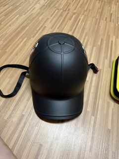Black with Gold Stripes Design Motorcycle Helmet with Double Inner Lens ...